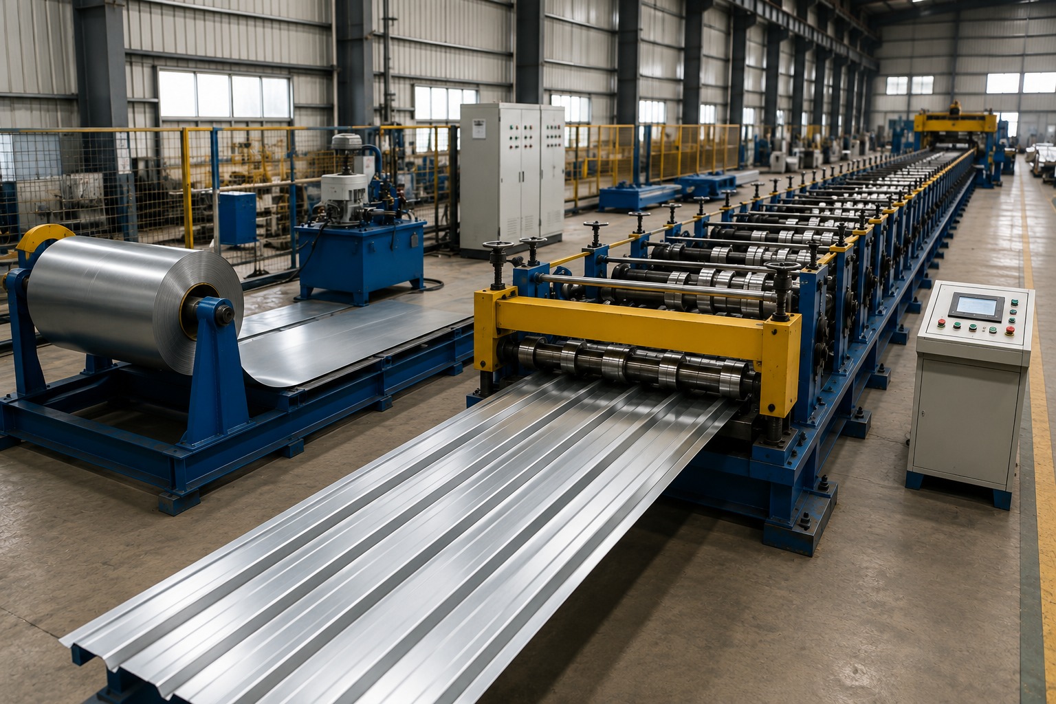 Steel Decoiling & Profiling Machinery